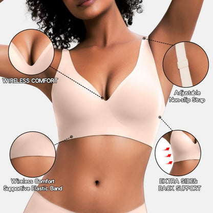 HERsupport™ Seamless Sculpt Jelly Bra